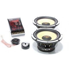 Set 4 Difuzoare componente, Audio System H 165 EVO 2-4, 320 watts, 165 mm, 6.5", 2 ohm, Extreme Kick Bass, midrange, Audio System