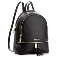 Rucsac din piele naturala Michael Kors Rhea Zip 30S5GEZB1L_000_001, Negru