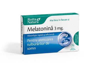 Melatonina Sublinguala 3 Mg Rotta Natura - 30 tab