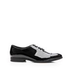 Pantofi eleganți bărbați din piele naturală, Leofex - 994 Negru Lac, Leofex