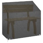 Husa scaun gradina vidaXL, 8 ocheti, 130x70x70/88 cm, polietilena, 0.5 kg