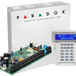 Centrala Paradox SP6000 8 intrări de zonă sau 16 cu ATZ, extensibila la 32 zone extensibilă la 16 ieşiri PGM – (2 pe placă) trig, PARADOX