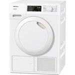 Uscator de rufe Miele TEB 155WP, Pompa de caldura, 7kg, Clasa A++, EcoDry, FragranceDos, Perfect Dry, Alb, Miele