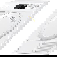 Uscator de rufe Miele TEB 155 WP, Pompa de caldura, 7kg, Clasa A++, EcoDry, FragranceDos, Perfect Dry, Alb