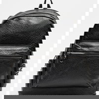 Francesca Rossi, Rucsac de piele ecologica cu tinte, Negru