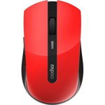 Mouse 7200M Wireless Optical Bluetooth Smart Switch Rosu/Negru, Rapoo