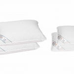 Set 2 perne 50x70 cm si 2 perne 40x40 cm HypoallergenicMed Somnart, microfibra matlasata