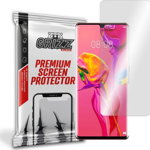 Folie de protectie Grizz Glass, Hydrogel, Compatibil Huawei P30 Pro, Transparent, GrizzGlass