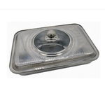 TAVA CUPTOR CU CAPAC, INOX , 39x29x7 CM, VANORA