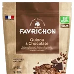 Musli crocant BIO cu ciocolata si quinoa Favrichon