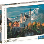 Clementoni CLE puzzle 500 HQ Neuschwanstein Castle 35146, Clementoni