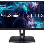 Monitor Gaming MVA LED Viewsonic ELITE 35" XG350R-C, QHD (3440x1440), HDMI, DisplayPort, Boxe, Ecran curbat, 100 Hz, 3 ms (Negru)