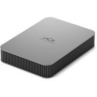 LACIE Mobile Drive HDD USB-C 5TB 2.5inch Moon Silver with USB-C cable