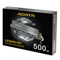 Solid-State Drive (SSD) ADATA Legend 800, 500GB, PCI Express 4.0 x4, M.2