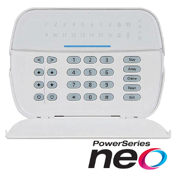 Tastatura DSC NEO-LED pentru sisteme de alarma NEO, NEO HS2LED, DSC NEO
