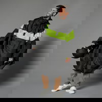 Poncho ploaie vizibilitate zi/ noapte Ciclism în Oraş 120 Negru/Galben fluo, BTWIN