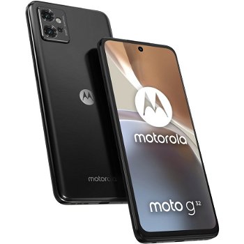 Smartphone Motorola Moto G32, Ecran 90 Hz, 256GB, 8GB RAM, Dual SIM, Camera 50 MPX, Baterie 5000 mAh, incarcare TurboPower, Mineral Grey, Motorola