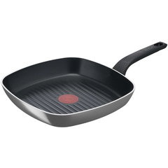 Tigaie pentru grătar Tefal - Easy Plus B5694053, 26 x 26 cm, negru