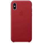 Husa Apple iPhone XS Leather Case Black