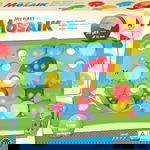 Set creatie si constructie Primul meu Mozaic Lena cu Natura 7 modele 32mm 36 bucati, Lena