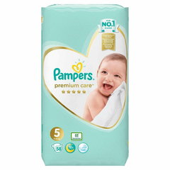 Scutece bebelusi Pampers - Premium Care 5, 58 buc.