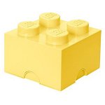 LEGO® Cutie depozitare LEGO 2x2 galben deschis, LEGO®