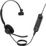 Casti mono cu controller Engage 50 II UC, Jabra, USB-C, Negru