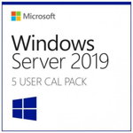 Licenta Microsoft Windows 2019 Server, Engleza, 5 CAL User, MICROSOFT
