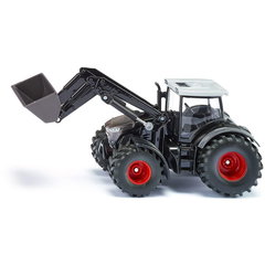 Siku Model tractor Siku Fendt 942 S1990, scara 1:50, metal si plastic, incarcator frontal mobil, Siku