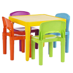 Set masuta si 4 scaune multicolor Zilbo