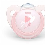 Suzeta Nuk Baby Rose Silicon M2 Baloane 6-18 luni, Nuk
