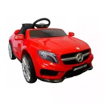 Masinuta electrica cu telecomanda, roti EVA, scaun piele Mercedes GLA45 - Rosu, R-Sport