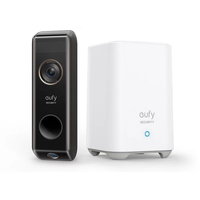 eufy Kit Sonerie video Dual Camera + HomeBase 2, 2K HD, autonomie 6 luni, Negru