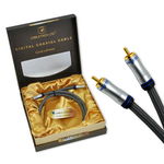 Cablu coaxial Cabletech RCA Male - RCA Male 1m Gold Edition