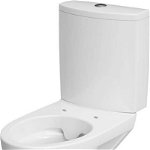 Set toaleta compact Cersanit Parva 61 cm alb (K27-063), Cersanit