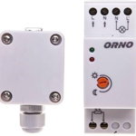 Senzor crepuscular ORNO OR-CR-231, cu sonda externa, IP65, instalare sina, Orno