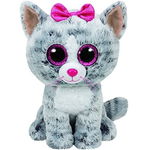 Beanie Boos Kiki - gray cat, 15 cm, Meteor