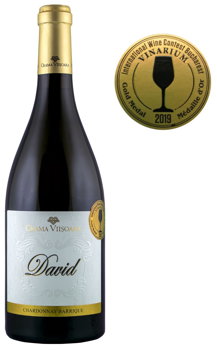 Vin alb - David, Chardonnay Barrique, sec, 2016