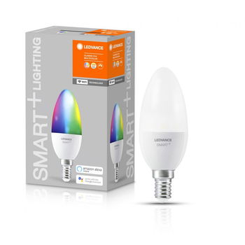 Bec Led Ledvance SMART+ WiFi candle multicolour, E14, 5W (40W), 230V Osram 000004058075485570, OSRAM