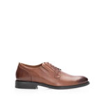 Pantofi casual bărbați din piele naturală, Leofex - 531 Cognac Box, Leofex