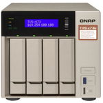 QNAP TVS-473E NAS Tower Ethernet LAN Gri RX-421BD TVS-473e-4G, QNAP