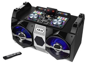 Sistem audio Akai DJ-530, Bluetooth, DJ effects, negru