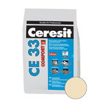 Chit de rosturi gresie si faianta Ceresit CE 33 Jasmine, crem, interior, 5 kg