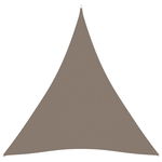 Parasolar gri taupe 4,5x4,5x4,5 m țesătură oxford triunghiular