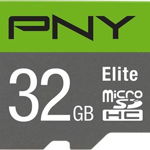 Karta PNY Elite MicroSDHC 32 GB Class 10 UHS-I/U1 A1 V10 (P-SDU32GU185GW-GE), PNY