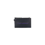 Off-White OFF-WHITE Leather credit card case BLACK, Off-White