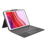 Husa Noua Logitech Combo Touch, Tastatura si trackpad detasabile, pentru iPad 10 US, Oxford Grey, LOGITECH