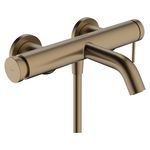 Baterie cadă - duș, Hansgrohe, Tecturis S, bronz periat, 73422140, Hansgrohe