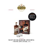 Pachet Vecchio Amaro Del Capo Riserva + Pahare Caffo 35% alc. 0.7l