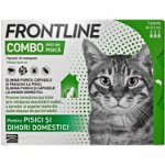Frontline Combo Spot On Pisica 3 pipete, Merial